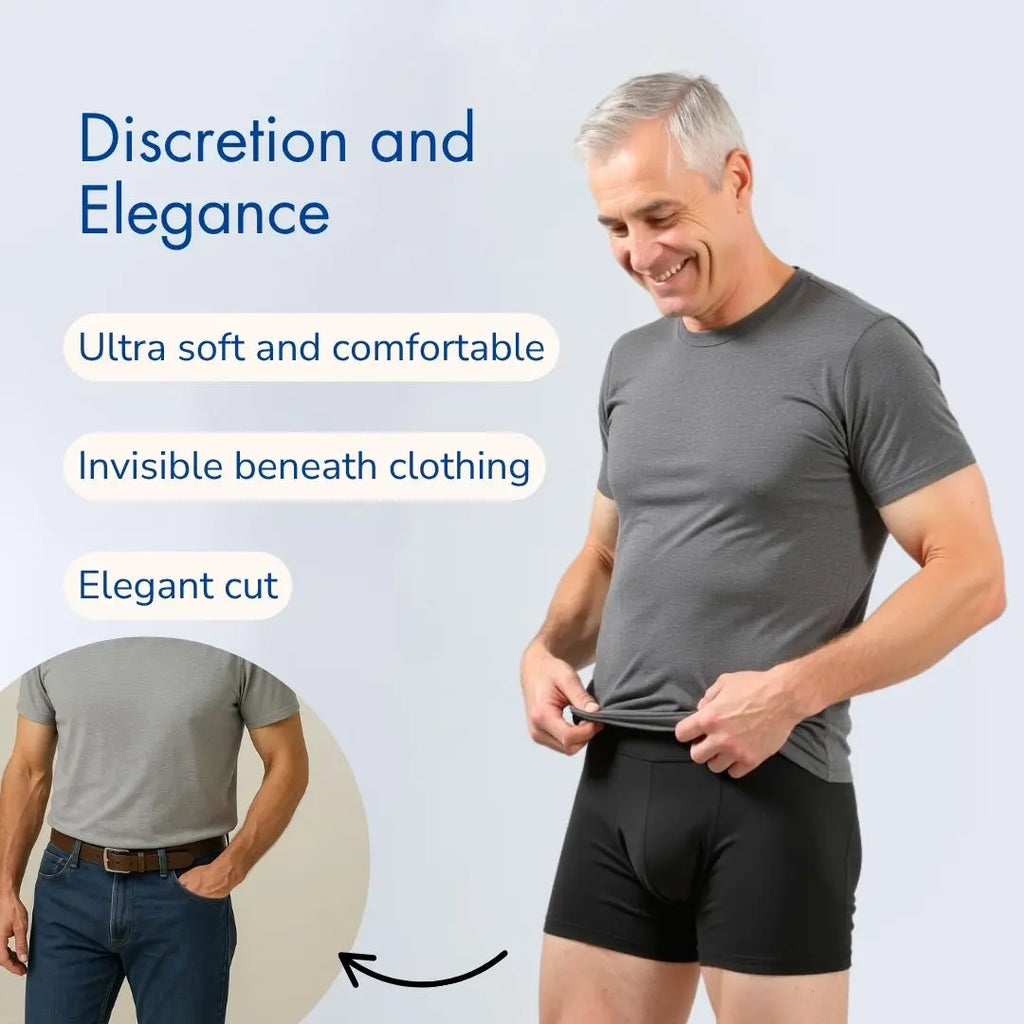 Ultra-Absorbent Incontinence Underwear Men Panties Maximum Absorbency Overnight Urinary Briefs Leak Protection Men Boxers