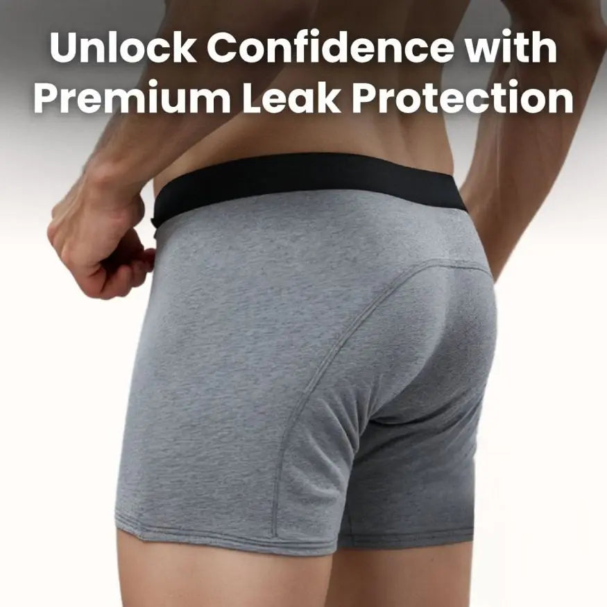 Ultra-Absorbent Incontinence Underwear Men Panties Maximum Absorbency Overnight Urinary Briefs Leak Protection Men Boxers
